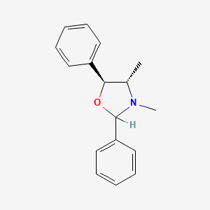 molecular formula C17H19NO B1204533 3,4-二甲基-2,5-二苯基-1,3-噁唑烷 CAS No. 36298-43-8