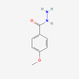molecular formula C8H10N2O2 B1204538 4-Methoxybenzhydrazide CAS No. 3290-99-1