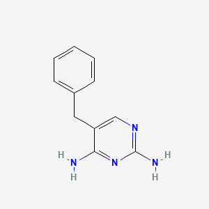molecular formula C11H12N4 B1204543 2,4-Diamino-5-benzylpyrimidine CAS No. 7319-45-1
