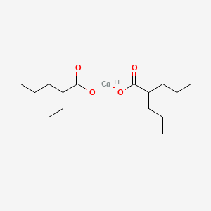 molecular formula C16H30CaO4 B1204545 丙戊酸钙 CAS No. 33433-82-8