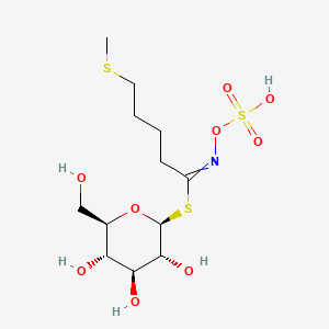 molecular formula C12H23NO9S3 B1204559 4-Methylthiobutyl glucosinolate CAS No. 21973-56-8