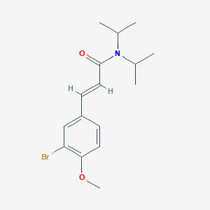 3-(3-bromo-4-methoxyphenyl)-N,N-diisopropylacrylamide