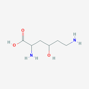 molecular formula C6H14N2O3 B1204564 4-Hydroxylysine 