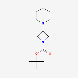 molecular formula C13H24N2O2 B12045731 Tert-butyl 3-(piperidin-1-YL)azetidine-1-carboxylate 