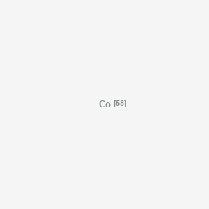 molecular formula Co B1204576 Cobalt-58 CAS No. 13981-38-9
