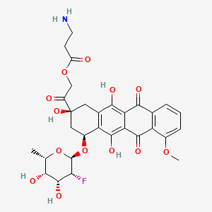 molecular formula C30H32FNO13 B1204578 Galarubicin CAS No. 195612-80-7