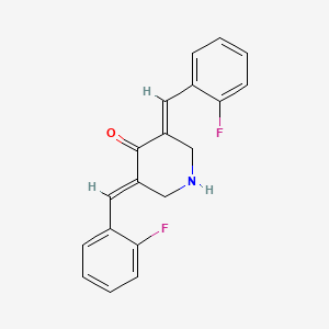 molecular formula C19H15F2NO B12045812 EF24 CAS No. 917813-75-3