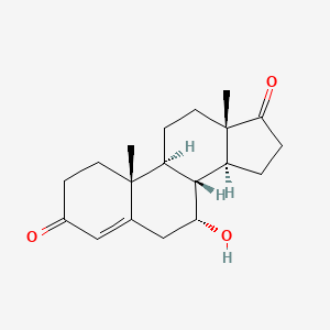 B1204583 7alpha-Hydroxyandrost-4-ene-3,17-dione CAS No. 62-84-0