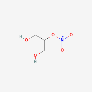 molecular formula C3H7NO5 B1204587 Glycerol-2-nitrate CAS No. 620-12-2