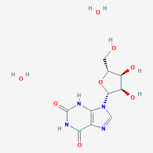 molecular formula C10H16N4O8 B120459 Xanthosine dihydrate CAS No. 5968-90-1