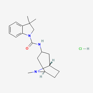 molecular formula C19H28ClN3O B1204591 Ricasetron hydrochloride CAS No. 140865-88-9