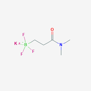 molecular formula C5H10BF3KNO B12045955 potassium;[3-(dimethylamino)-3-oxopropyl]-trifluoroboranuide CAS No. 1023357-67-6