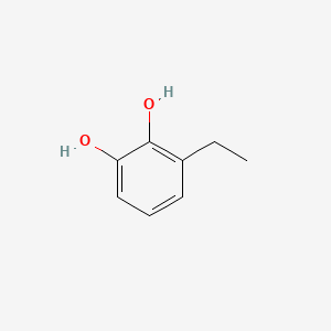 molecular formula C8H10O2 B1204599 3-乙苯-1,2-二醇 CAS No. 933-99-3