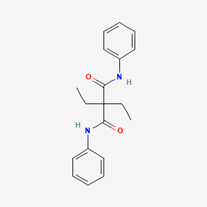 molecular formula C19H22N2O2 B12046005 Propanediamide, 2,2-diethyl-N,N'-diphenyl- CAS No. 58655-60-0