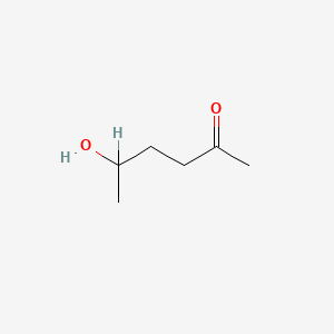 molecular formula C6H12O2 B1204603 5-羟基-2-己酮 CAS No. 56745-61-0