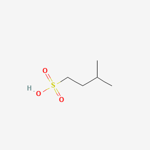 molecular formula C5H12O3S B12046036 3-Methyl-1-butanesulfonic acid CAS No. 16066-21-0