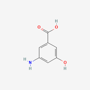 molecular formula C7H7NO3 B1204606 3-氨基-5-羟基苯甲酸 CAS No. 76045-71-1