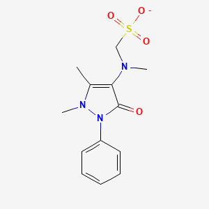 molecular formula C13H16N3O4S- B1204610 间苯三酚(1-) 