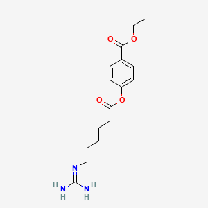 molecular formula C16H23N3O4 B1204611 Gabexate CAS No. 39492-01-8