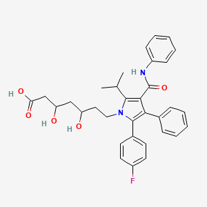 molecular formula C33H35FN2O5 B1204612 Atorvastatin(Relative) 