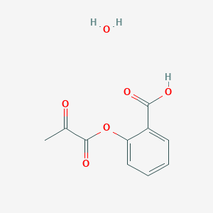 molecular formula C10H10O6 B12046158 2-(1,2-Dioxopropoxy)benzoic acid hydrate 