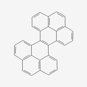 molecular formula C30H16 B1204617 Tetrabenzo(DE,HI,MN,QR)naphthacene CAS No. 385-13-7