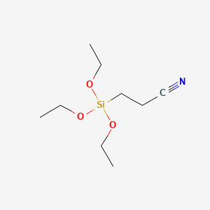 molecular formula C9H19NO3Si B1204622 3-(Triethoxysilyl)propionitrile CAS No. 919-31-3