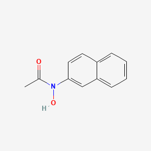molecular formula C12H11NO2 B1204623 N-Hydroxy-N-2-naphthalenylacetamide CAS No. 2508-23-8