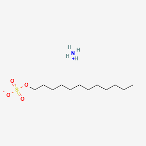molecular formula C12H29NO4S B1204624 Ammonium dodecyl sulfate CAS No. 2235-54-3