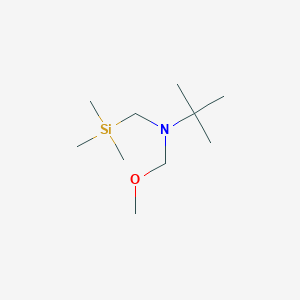 molecular formula C10H25NOSi B12046285 N-tert-butyl-N-(methoxymethyl)-N-(trimethylsilylmethyl)amine 