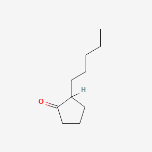 molecular formula C10H18O B1204629 2-Pentylcyclopentanone CAS No. 4819-67-4