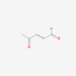 molecular formula C5H6O2 B1204630 Pent-2-ene-1,4-dione 