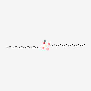 molecular formula C24H51O4P B1204631 Didodecyl hydrogen phosphate CAS No. 7057-92-3
