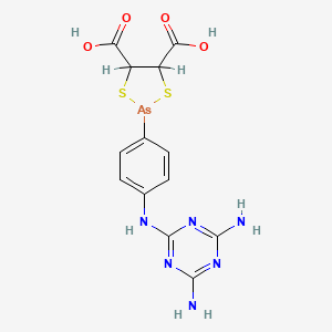 molecular formula C13H13AsN6O4S2 B1204634 Melarsonyl CAS No. 37526-80-0