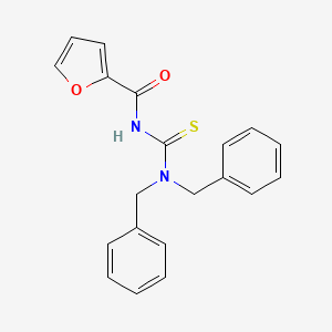 molecular formula C20H18N2O2S B1204635 N-(dibenzylcarbamothioyl)furan-2-carboxamide 