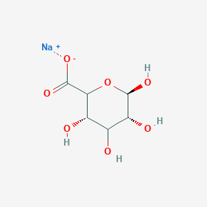 molecular formula C6H9NaO7 B12046350 sodium;(3S,5R,6R)-3,4,5,6-tetrahydroxyoxane-2-carboxylate 