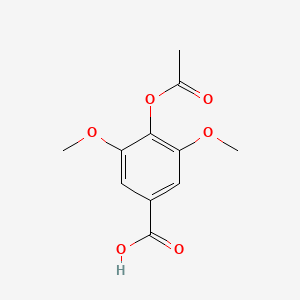 molecular formula C11H12O6 B1204637 4-乙酰氧基-3,5-二甲氧基苯甲酸 CAS No. 6318-20-3