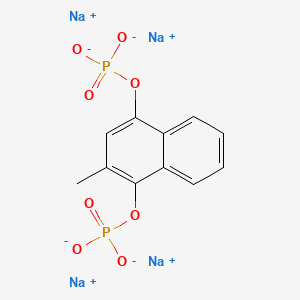 molecular formula C11H20Na4O14P2 B1204638 Kappadione CAS No. 131-13-5