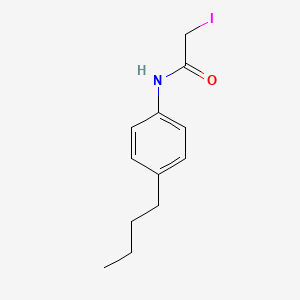 molecular formula C12H16INO B12046423 N-(4-butylphenyl)-2-iodoacetamide 