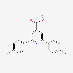 molecular formula C20H17NO2 B12046463 2,6-Dip-tolylpyridine-4-carboxylic acid 