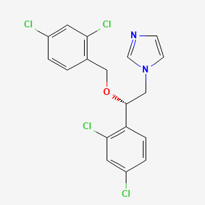 molecular formula C18H14Cl4N2O B1204654 (S)-Miconazole CAS No. 47447-52-9