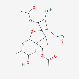 molecular formula C19H26O8 B1204657 Solaniol (sesquiterpene) CAS No. 77620-53-2