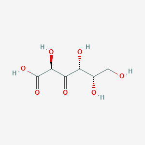 molecular formula C6H10O7 B1204659 3-dehydro-L-gulonate 