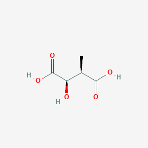 molecular formula C5H8O5 B1204664 D-threo-3-methylmalic acid 