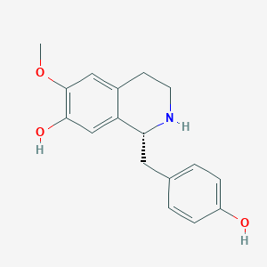 molecular formula C17H19NO3 B1204666 (R)-Coclaurine CAS No. 2196-60-3