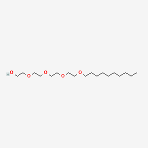 molecular formula C18H38O5 B1204670 Tetraethyleneglycol monodecyl ether CAS No. 5703-94-6
