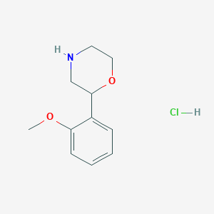 molecular formula C11H16ClNO2 B12046707 2-(2-Methoxy-phenyl)-morpholine hydrochloride 