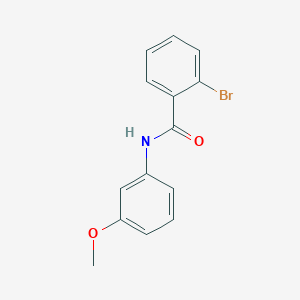 molecular formula C14H12BrNO2 B1204672 2-溴-N-(3-甲氧基苯基)苯甲酰胺 CAS No. 58494-94-3
