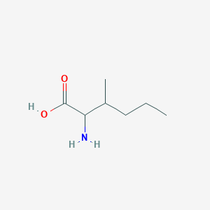 molecular formula C7H15NO2 B1204673 2-氨基-3-甲基己酸 CAS No. 60182-96-9