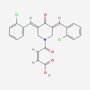 molecular formula C23H17Cl2NO4 B12046731 Clefma CAS No. 1246964-32-8
